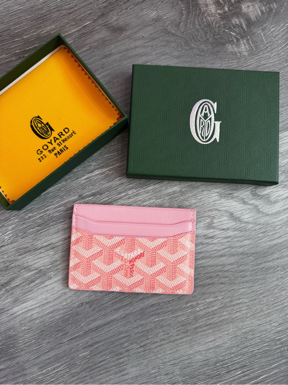 Source Unknown Pink Patterned Card & Cardholder - Picture 3 of 3